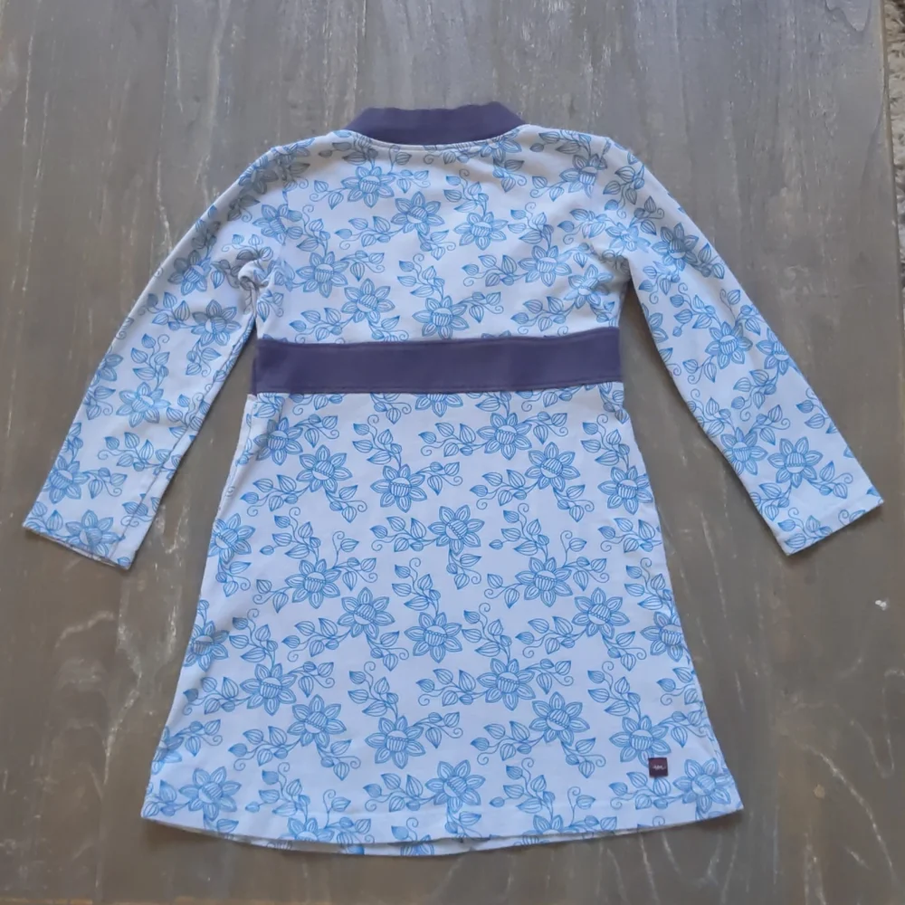 Size 4 Tea Collection Faux Kimono Cotton Wrap Dress